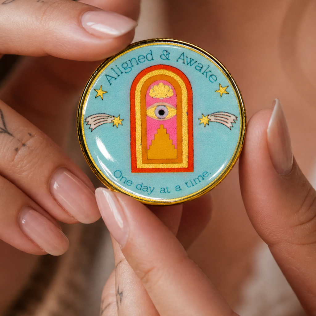 Challenge Coin | Recovery Coin | Glum Lot Press | Awake & Aligned