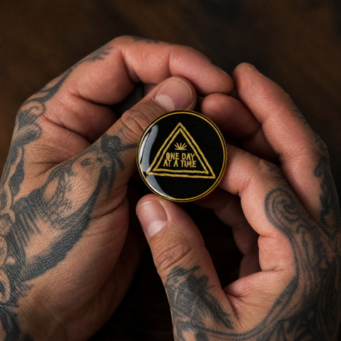 Challenge Coin | Recovery Coin | Glum Lot Press | This Too Shall Pass