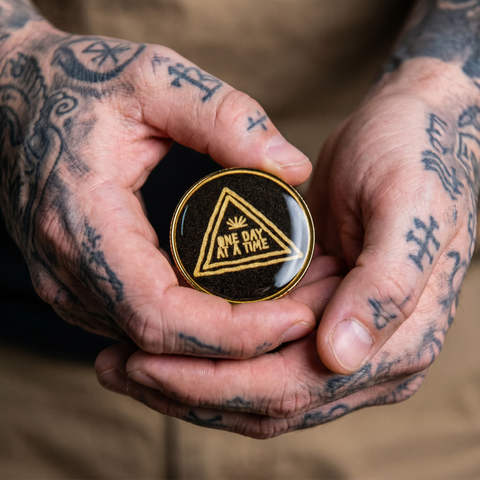 Challenge Coin | Recovery Coin | Glum Lot Press | This Too Shall Pass