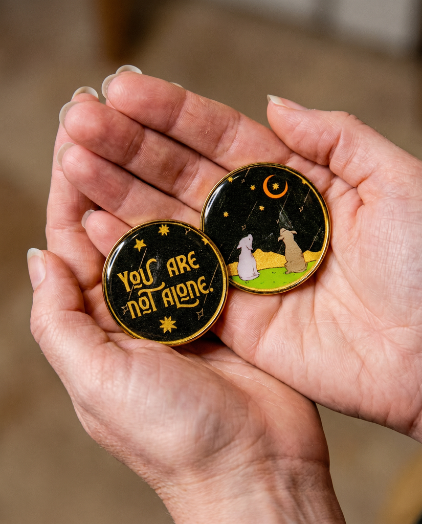 Challenge Coin | Recovery Coin | Glum Lot Press | You are not alone