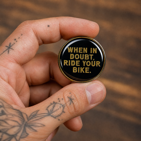 Challenge Coin | Affirmation Coin | Glum Lot Press | Ride On