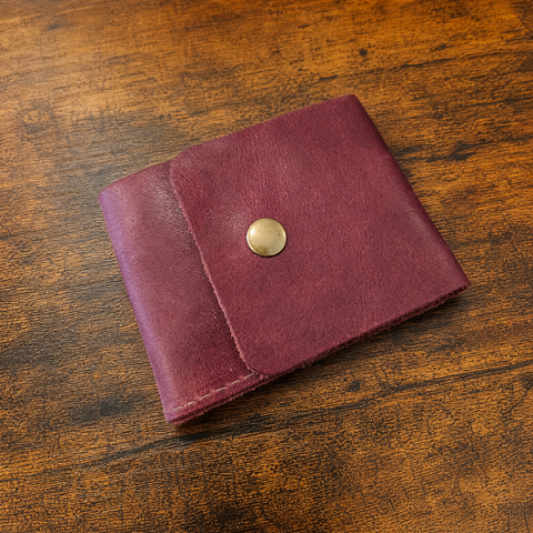 Last Chance Sale | The IN Blue Leather Billfold Wallet