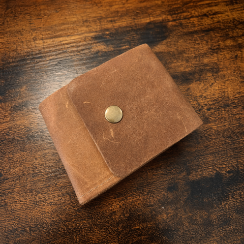Last Chance Sale | The IN Blue Leather Billfold Wallet