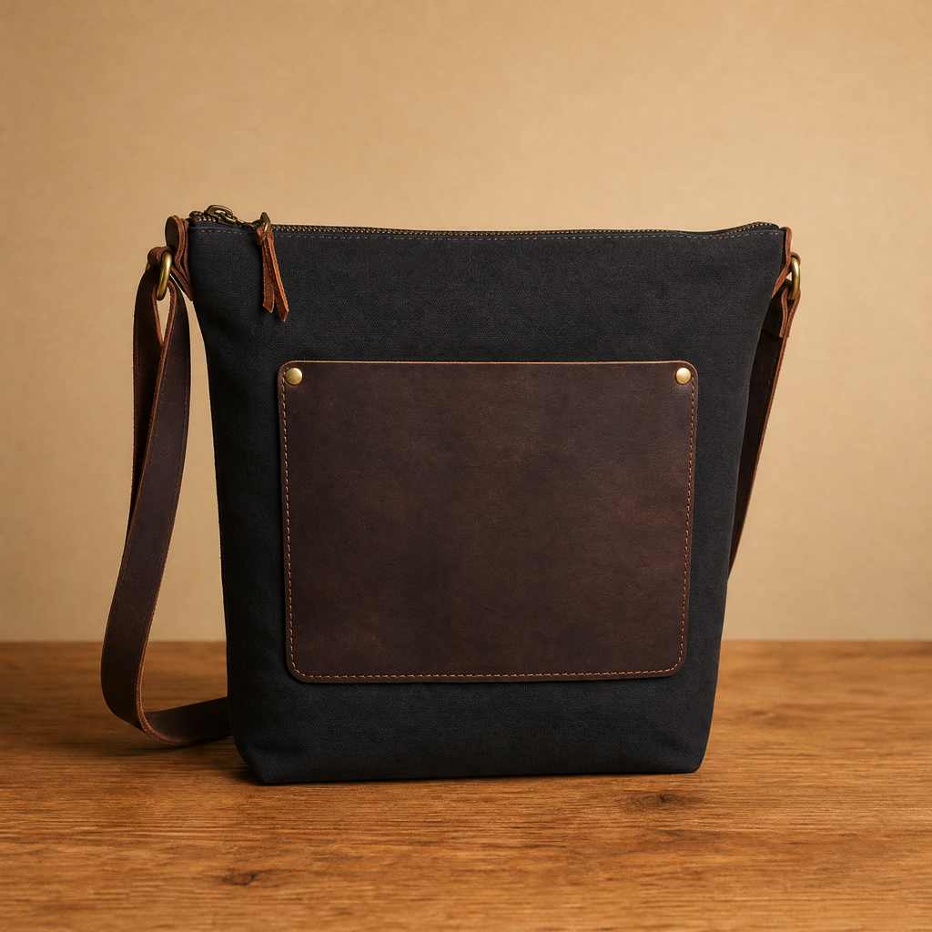 Last Chance Bag Sale | Waxed Canvas North South With Pocket 2