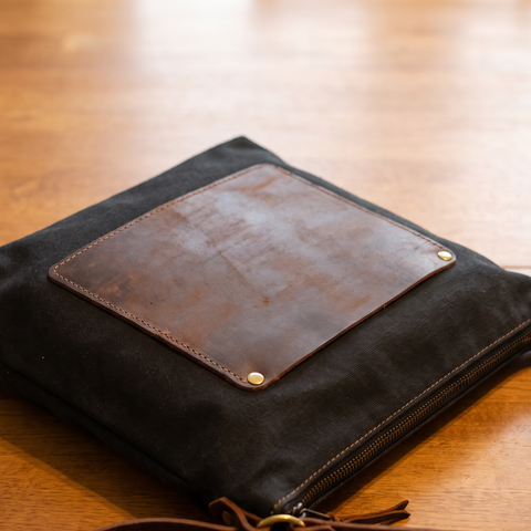 Last Chance Bag Sale | Waxed Canvas North South With Pocket 2
