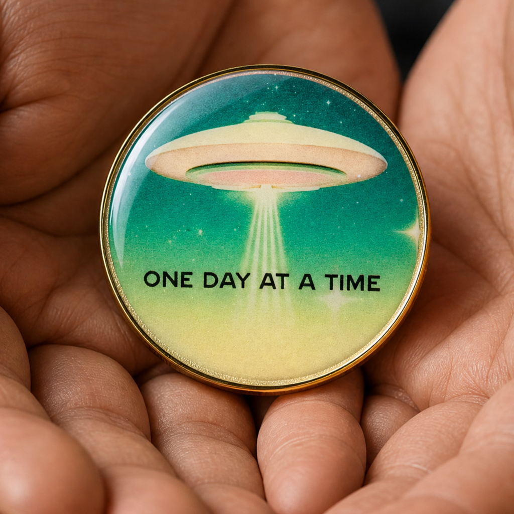 Challenge Coin | Recovery Coin | Glum Lot Press | Life on life's terms