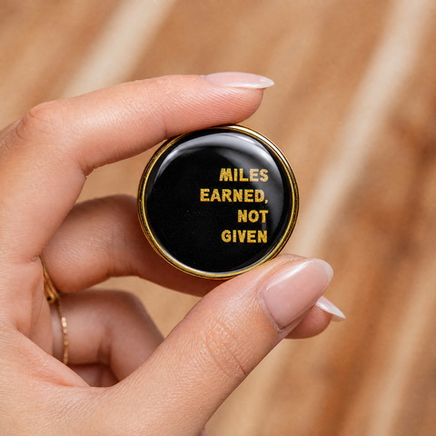 Challenge Coin | Affirmation Coin | Glum Lot Press | Miles Earned