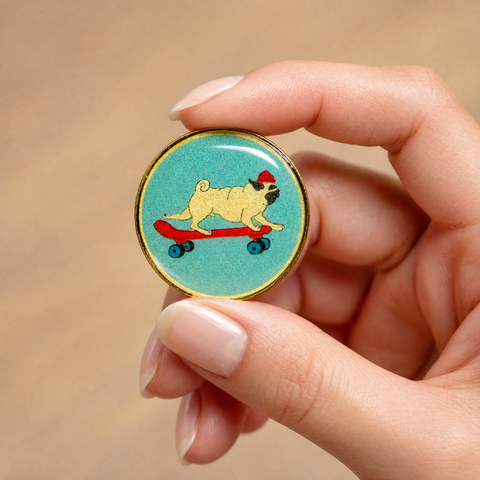 Challenge Coin | Affirmation Coin | Glum Lot Press | Pug Life