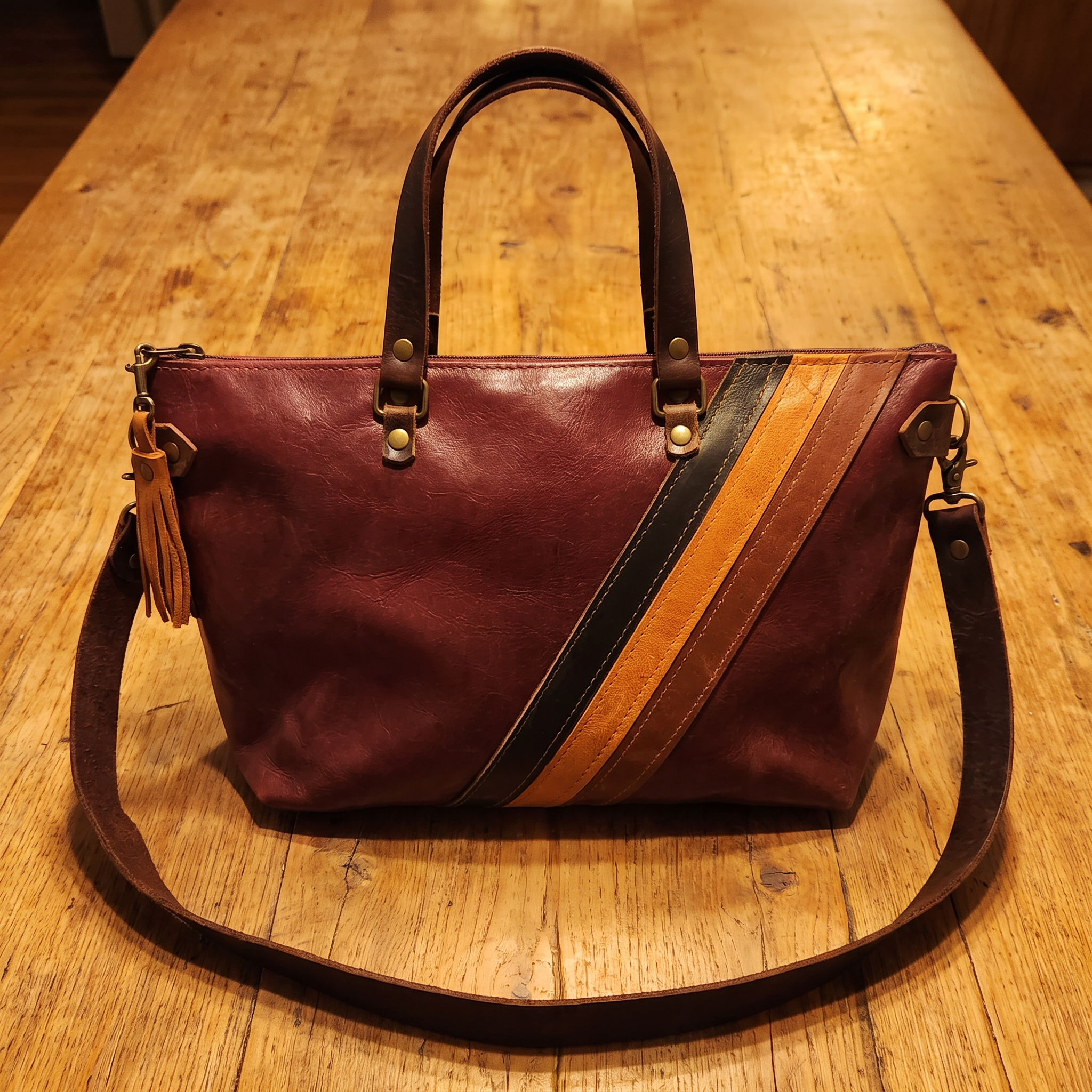 Last Chance Bag Sale | The 70's bowler in merlot