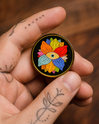 Challenge Coin | Recovery Coin | Glum Lot Press |  One Day at a Time Lotus
