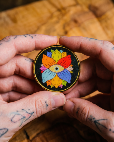 Challenge Coin | Recovery Coin | Glum Lot Press |  One Day at a Time Lotus