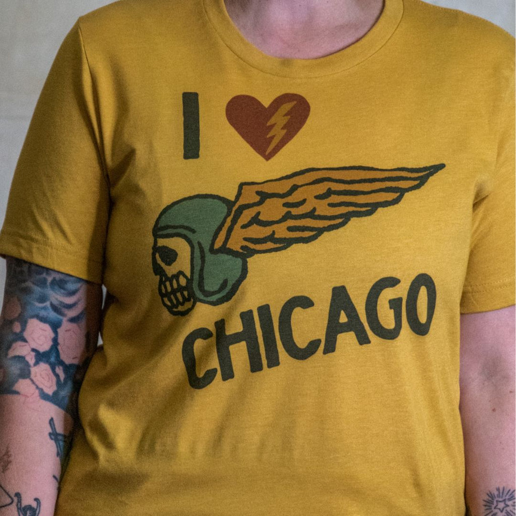 Made in USA | T-shirt Unisex | I Love Chicago | Multiple Colors