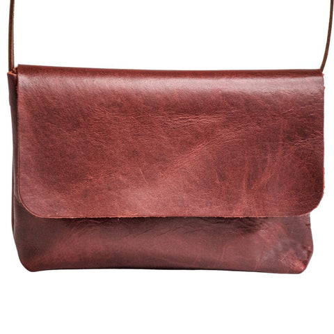 Flagship Colors | Eco-Friendly Leather Mini Satchel Bag | Small Crossbody Bag