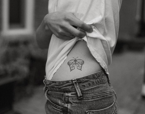 Saint & Company | Temporary Tattoo | Butterfly, Sun and Moon