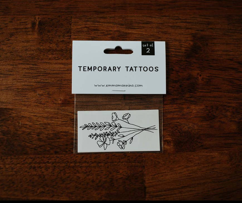 Saint & Company | Temporary Tattoo | Mountainside Florals