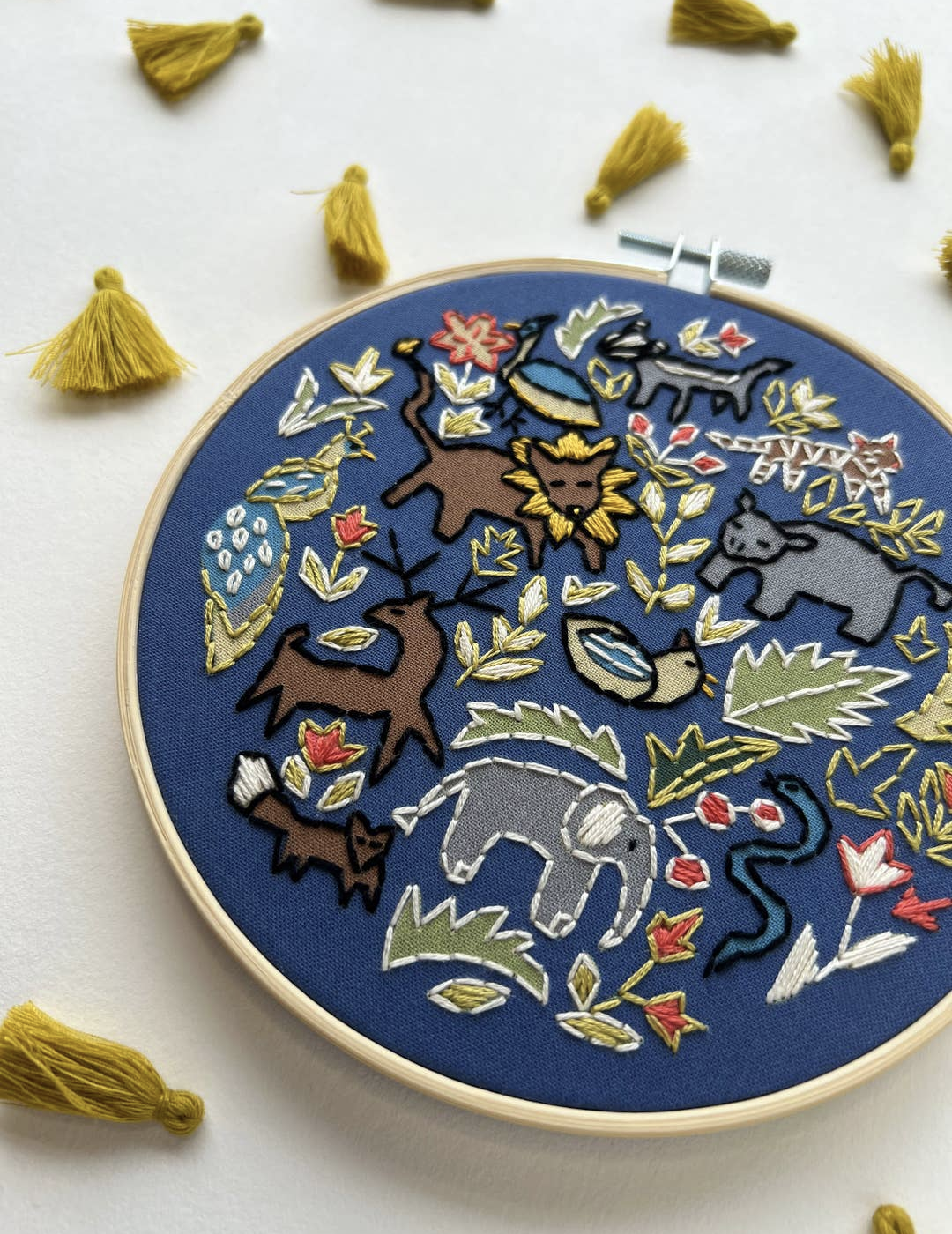 Embroidery Craft Kit | Made by RikRack |  Wildlife DIY Kit