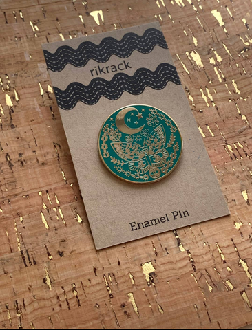 Enamel Pin | Made by RikRack | Lunar Moth