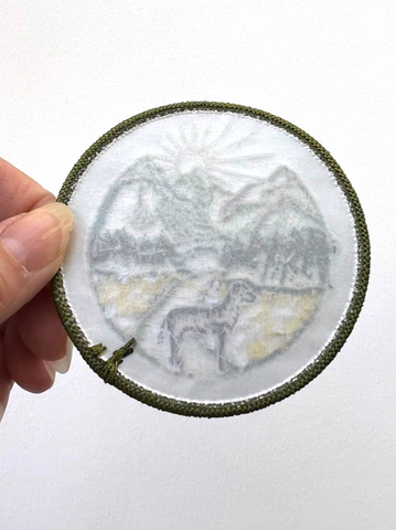 Embroidered Patch | Made by RikRack | Trail Dog