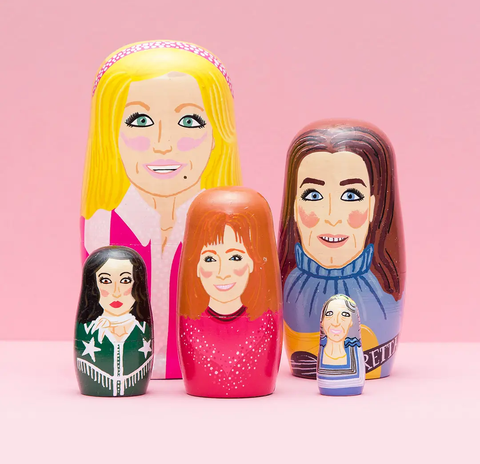 Decor - Wooden Nesting Dolls - Larney & Babs - Icon Series | Women of the Opry (pre-order)