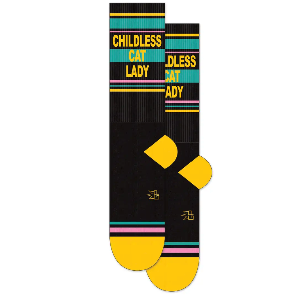 Retro Crew Socks | Gumball Poodle | Childless Cat Lady