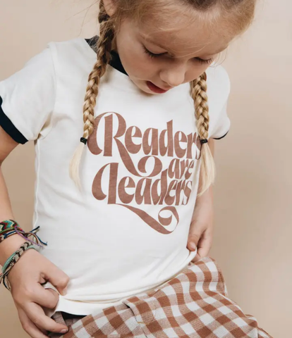 Youth T-Shirt | The Bee & The Fox | Readers are Leaders | Pre Order