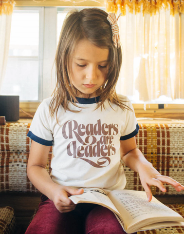 Youth T-Shirt | The Bee & The Fox | Readers are Leaders | Pre Order