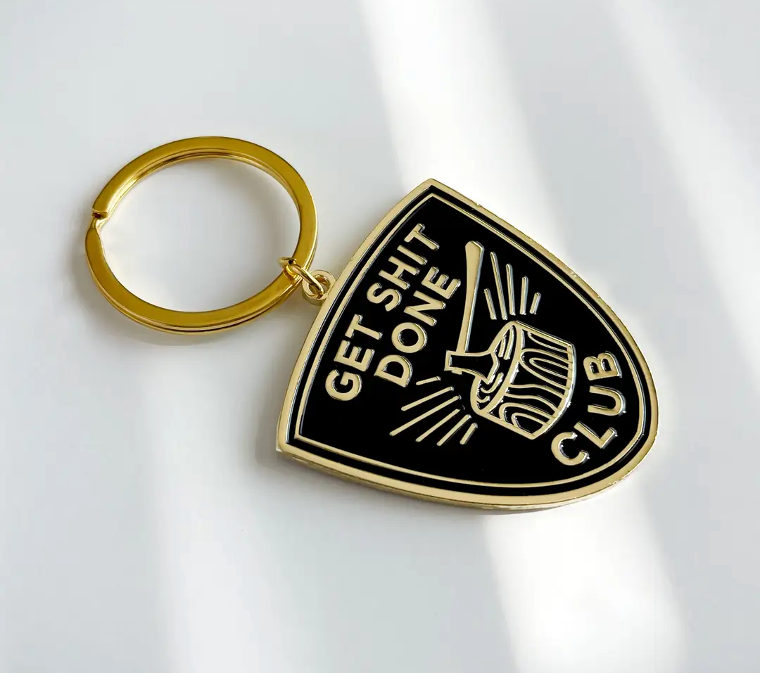 Keychain | Paper Parasol Press | Get Shit Done | pre order