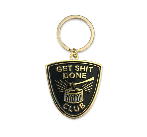 Keychain | Paper Parasol Press | Get Shit Done | pre order