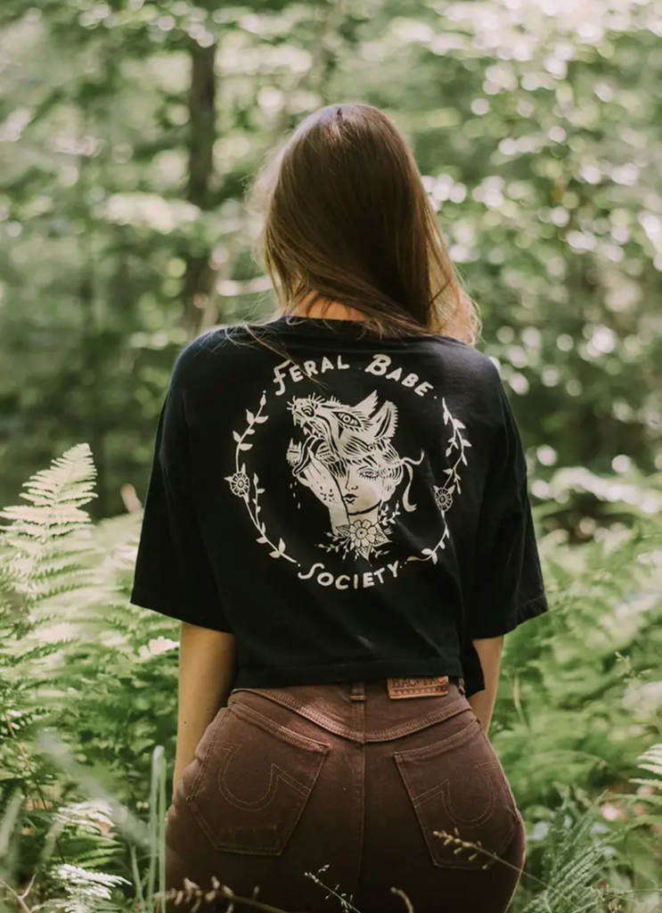 T-shirt | Simka Sol | Feral Babe Society | cream | Pre-Order