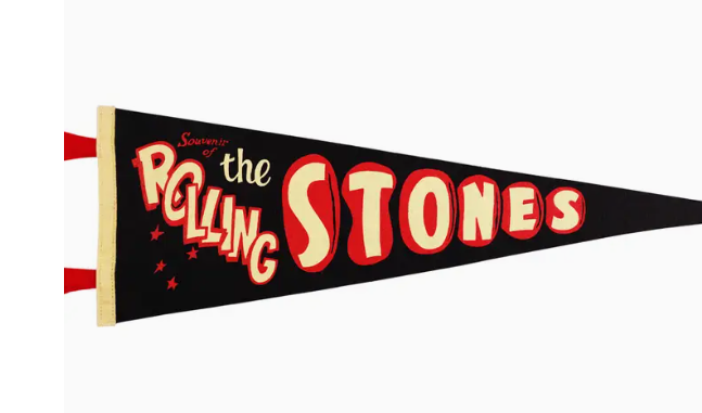 Pennant | the Rolling Stones X Oxford Pennant | Souvenir of the Rolling Stones | Pre-Order