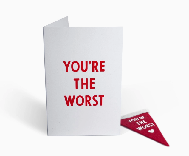 Card & Mini Pennant | Oxford Pennant | You're the Worst  | Pre-Order