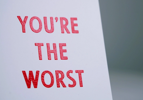 Card & Mini Pennant | Oxford Pennant | You're the Worst  | Pre-Order