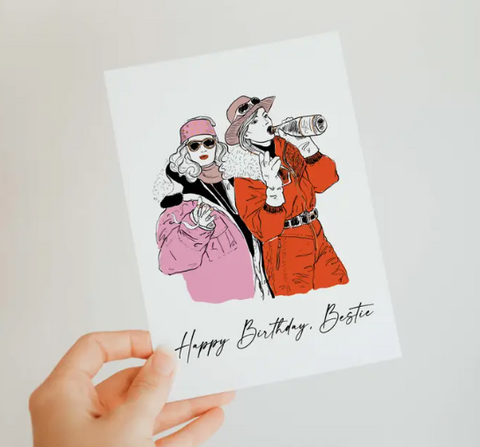 Greeting Card | Antiquaria | Patsy & Edina