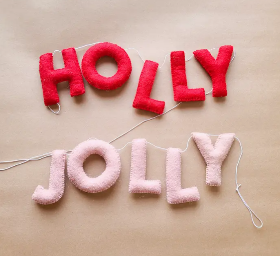 Holiday Garland | Joy Felts | Holly Jolly | pre-order