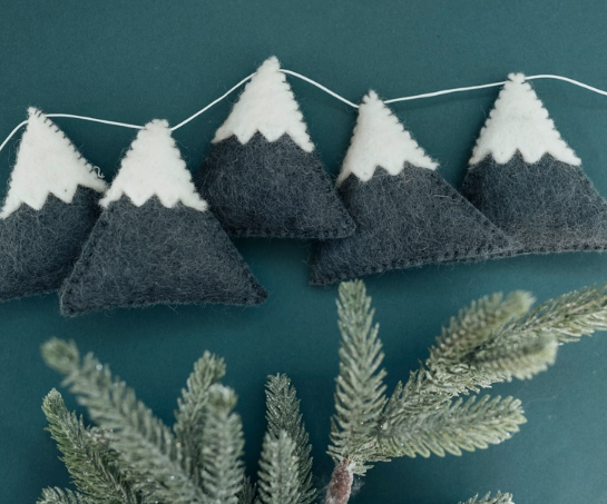 Holiday Garland | Joy Felts | Mountains | pre-order