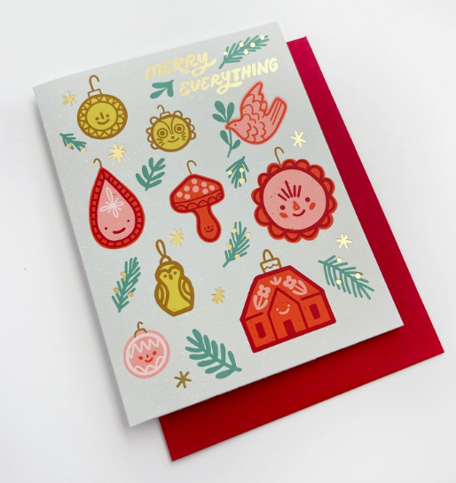 Holiday Cards | Paper Parasol Press | Merry Everything - Ornament | pre-order