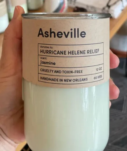 IN STOCK & READY TO SHIP | Asheville | Candle to Support Hurricane Helene Relief | Goods that Matter