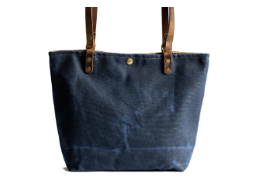 Handmade Waxed Canvas Tote | Small | The Minimalist