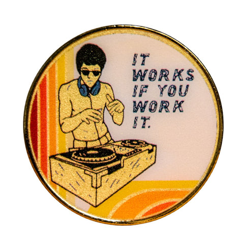 Challenge Coin | Recovery Coin | Glum Lot Press | It works if you work it
