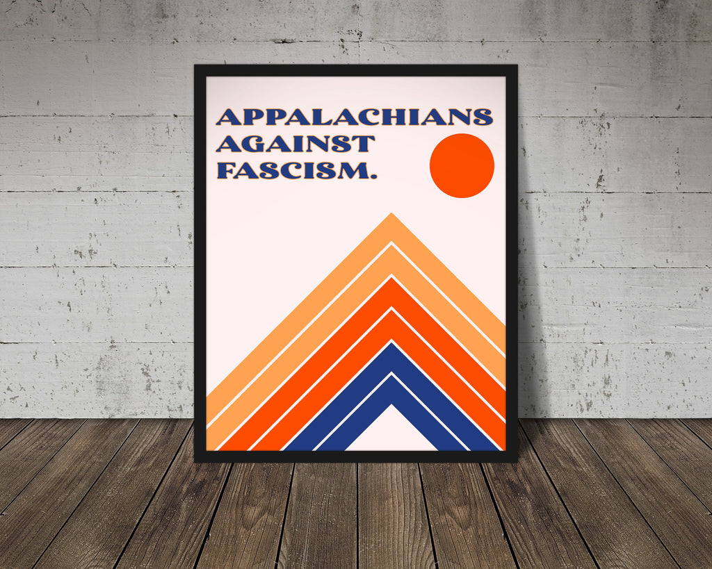 Fine art print | Wall Decor | Giclée | 8 x 10 |  Appalachians Against Fascism