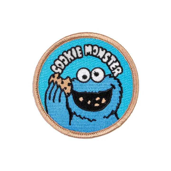 Embroidered Patch | Sesame Street X Oxford Pennant | Cookie Monster |Pre-Order