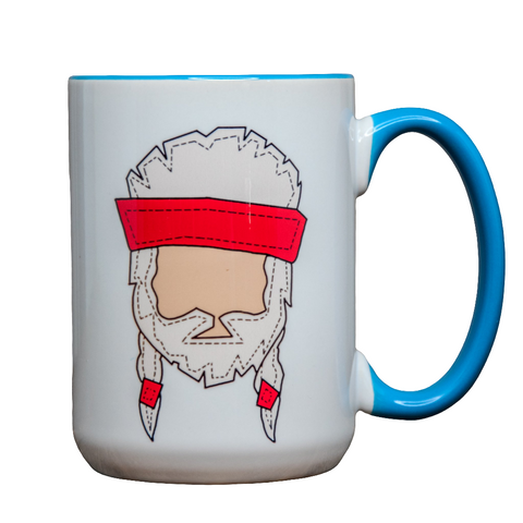 Mugs | The LARGE Coffee Cup | Hand printed original artwork mug | Willie