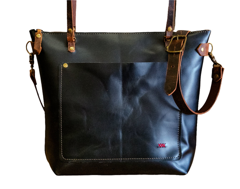 Flagship Colors | Handmade Classic Leather Tote Bag | Medium