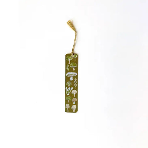 Bookmark | Made by RikRack | Mushroom Embroidery Tassel
