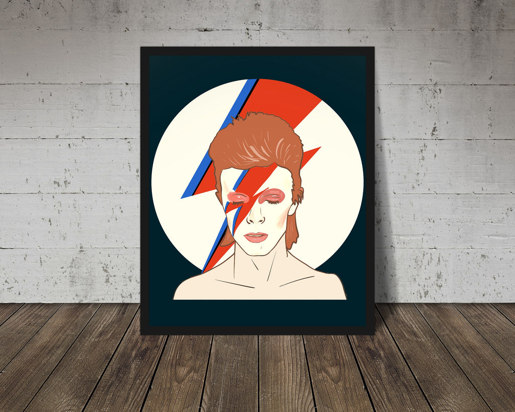 Fine art print | Wall Decor | Giclée | 8 x 10 |  Bowie