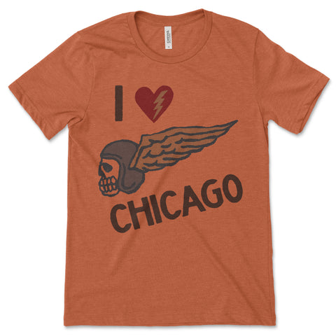 Made in USA | T-shirt Unisex | I Love Chicago | Multiple Colors
