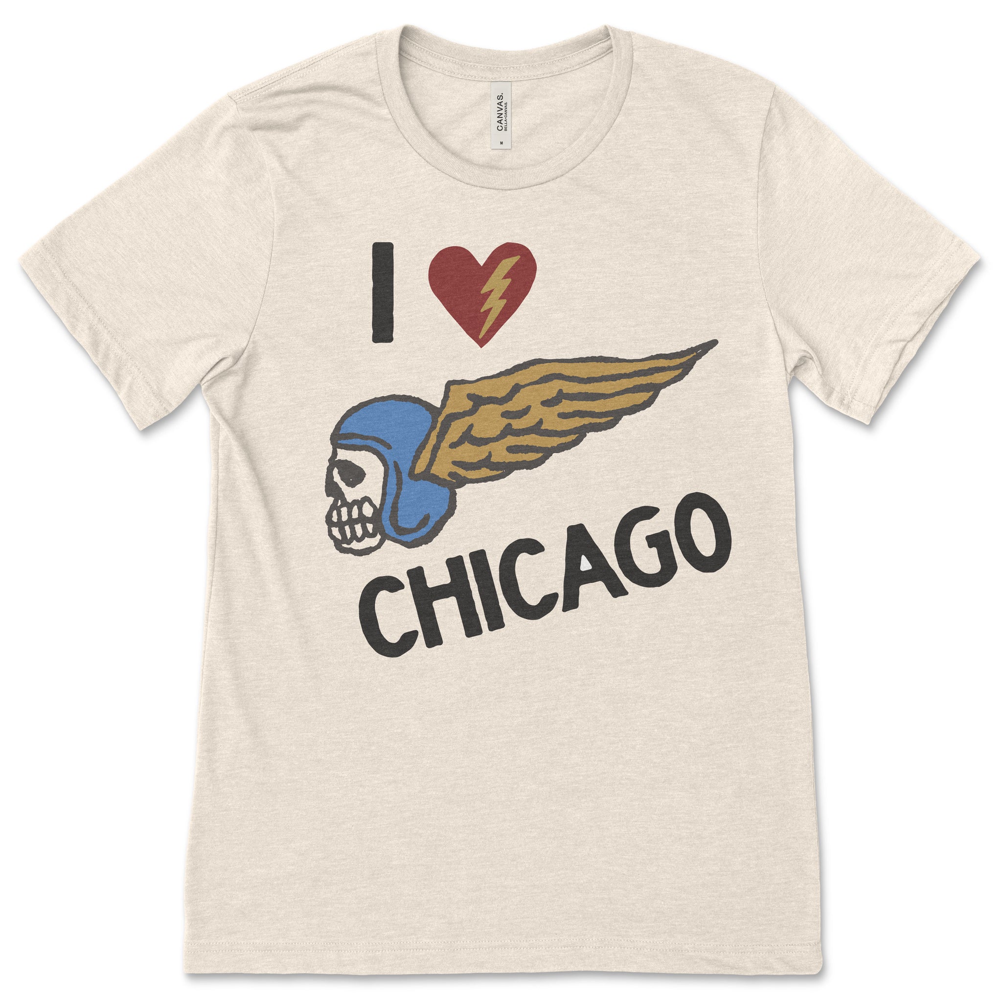 Made in USA | T-shirt Unisex | I Love Chicago | Multiple Colors