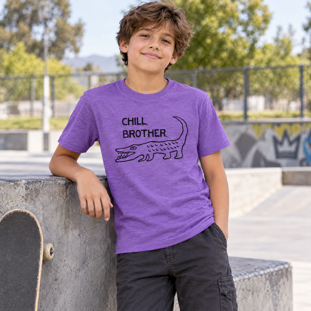 Chill, Brother | Kids Graphic T-Shirt