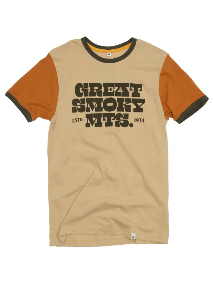 T-shirt | The Landmark Project | Great Smoky Mountains Ringer tee shirt | Pre-Order