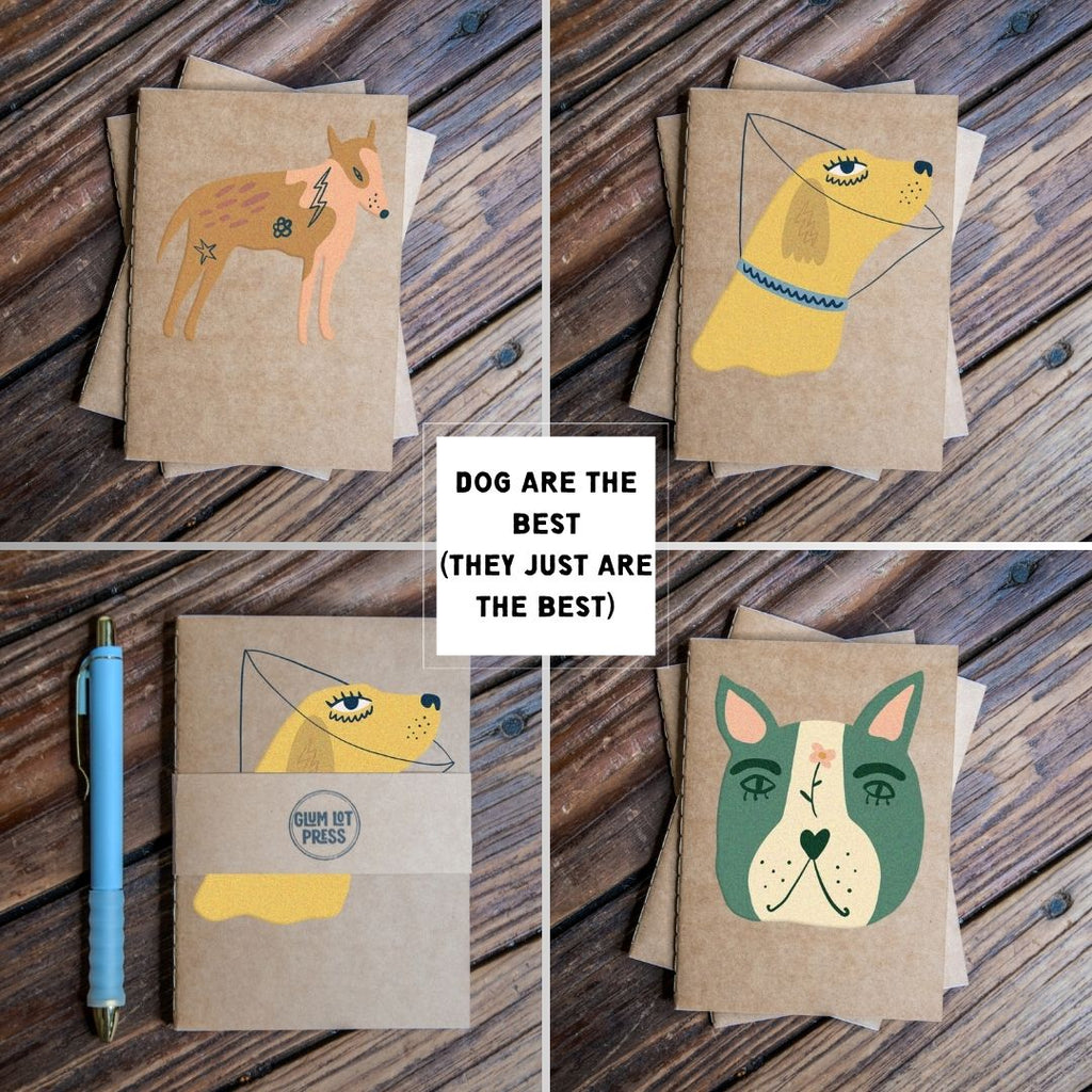 Travel Journal Set | Glum Lot Press | Dogs are the best pack